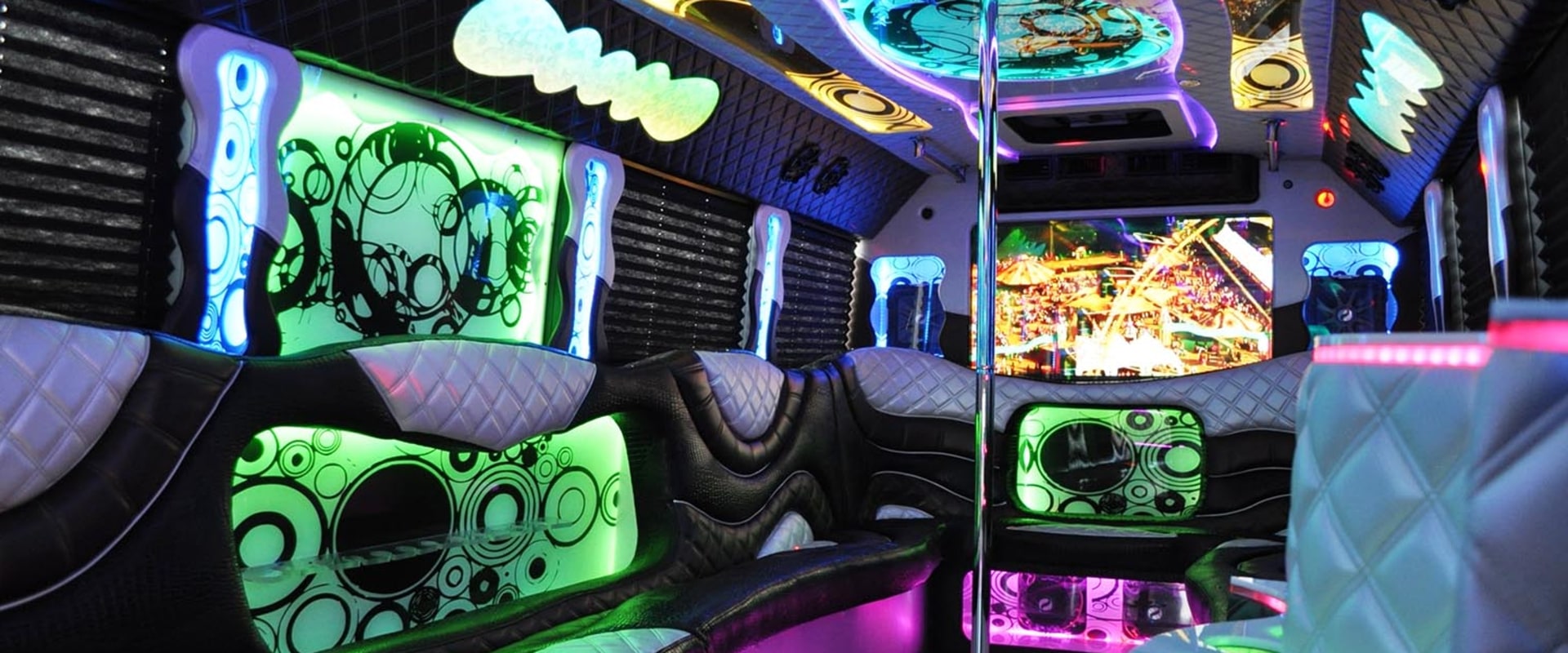 What is included in a party bus?