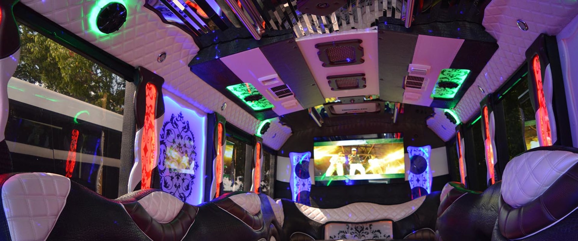 How do you entertain a party bus?